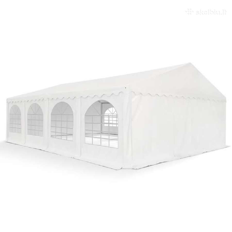 Pvc palapinė paviljonas Zeltpro 5x8, balta - nuotraukos Nr. 3