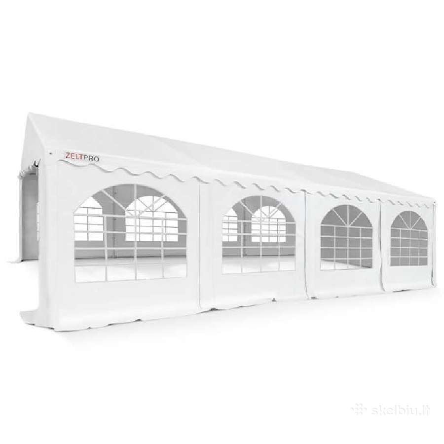 Pvc palapinė paviljonas Zeltpro 5x8, balta - nuotraukos Nr. 4