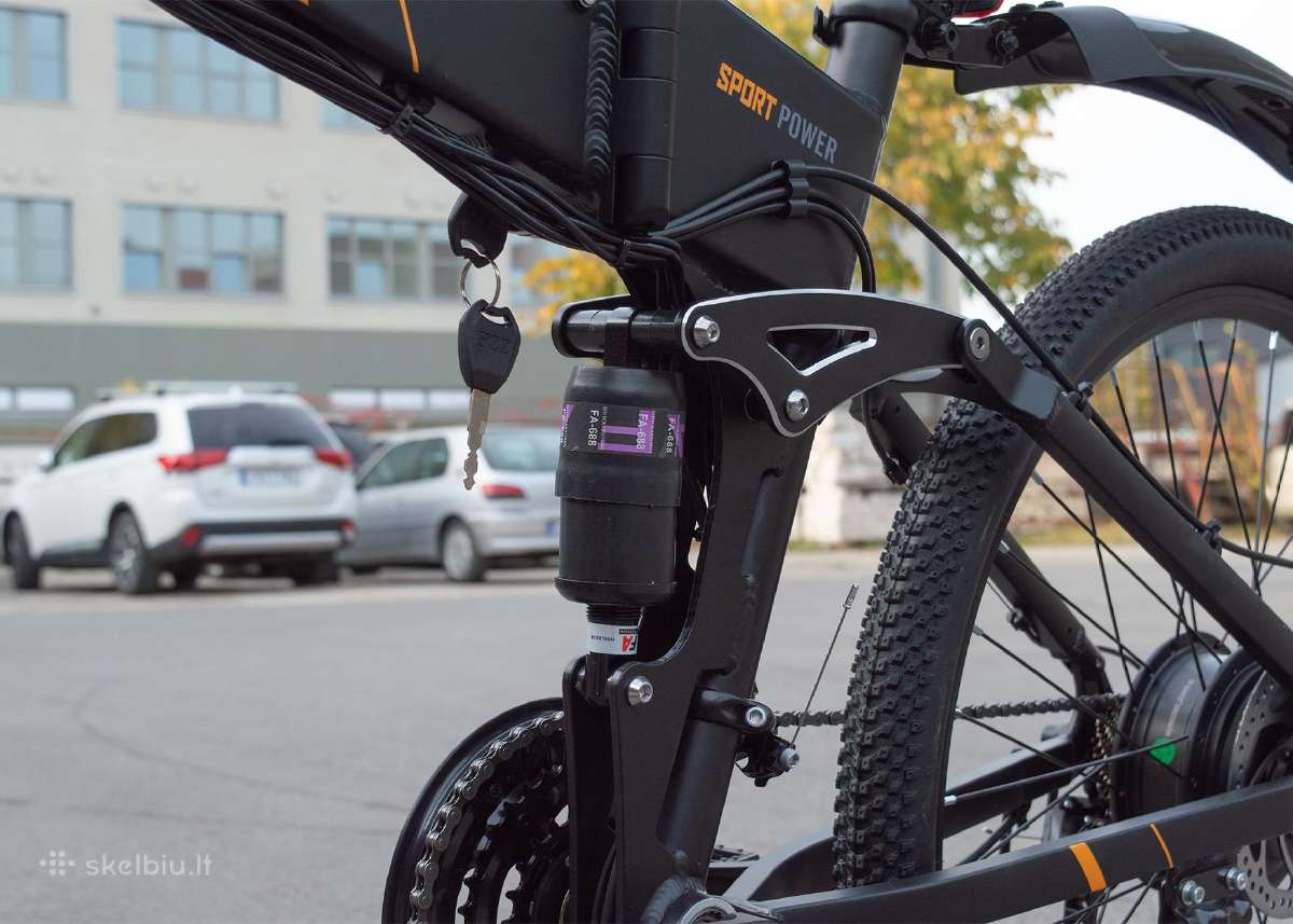 Elektriniai Bezior M26 All-road 26" // 500w 48v - nuotraukos Nr. 4