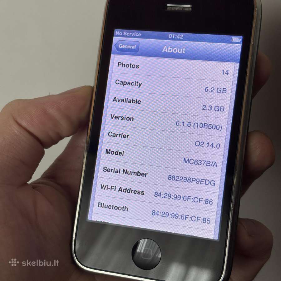 iPhone 3gs 8gb - nuotraukos Nr. 3