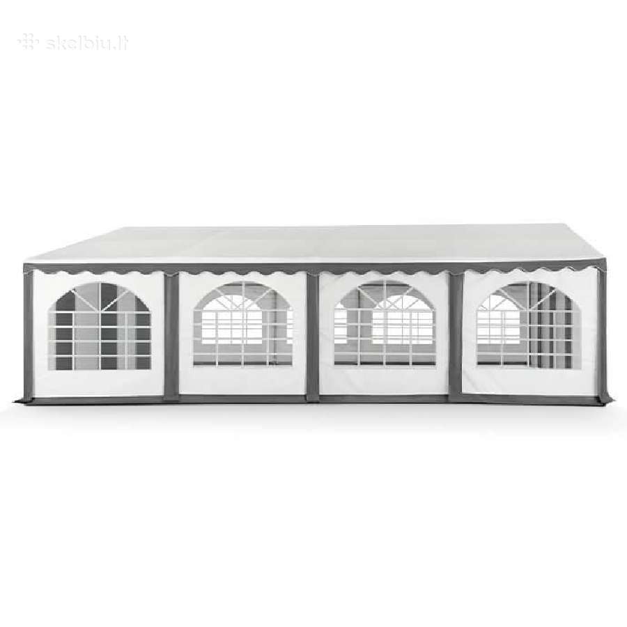 Pvc palapinė paviljonas Zeltpro 5x8, balta/pilka - nuotraukos Nr. 3