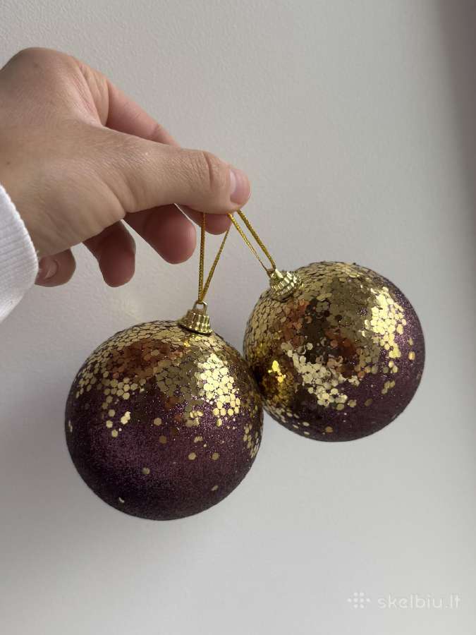 Kalėdiniai žaisliukai su ausko detalem 4 vnt. - nuotraukos Nr. 14