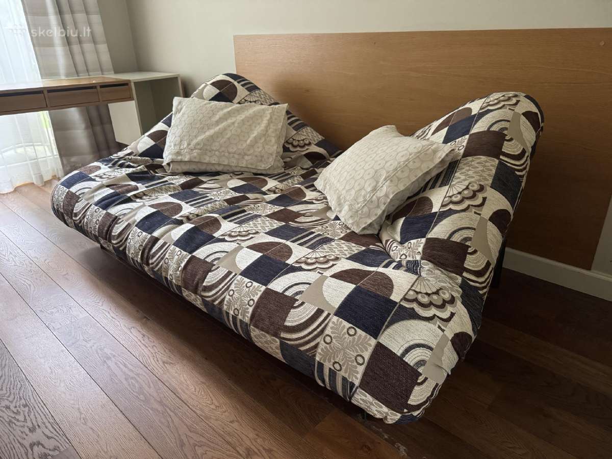 Parduodama sofa transformeris su pagalvėmis. - nuotraukos Nr. 3