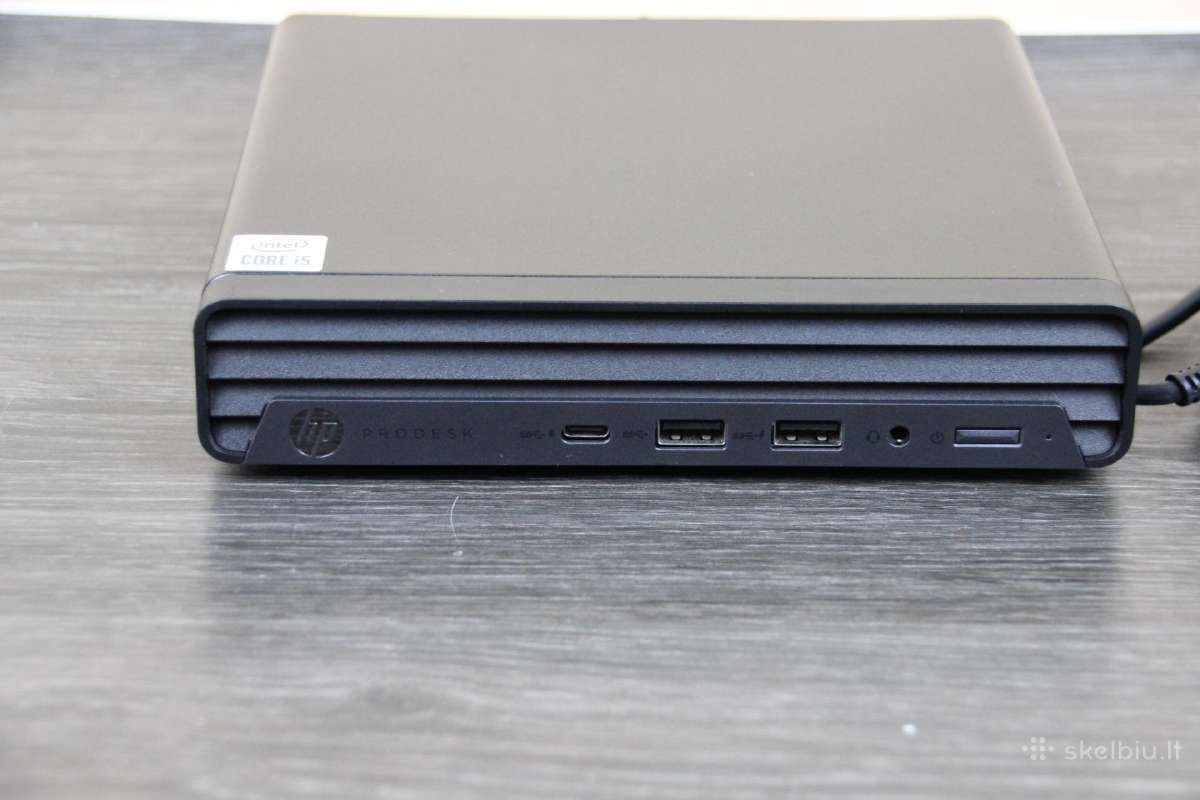 Hp Prodesk 400 G6 Tiny i5-10gen 16gb 512gb nvme - nuotraukos Nr. 2