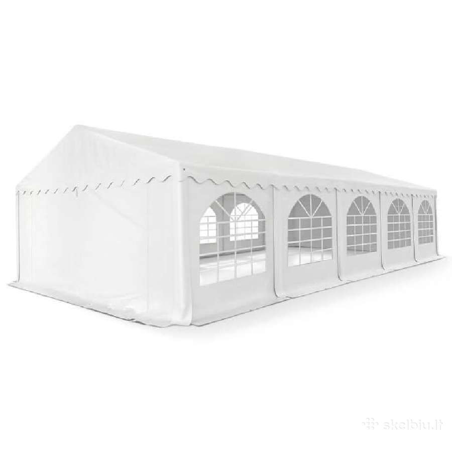 Pvc palapinė paviljonas Zeltpro 5x10, balta - nuotraukos Nr. 3