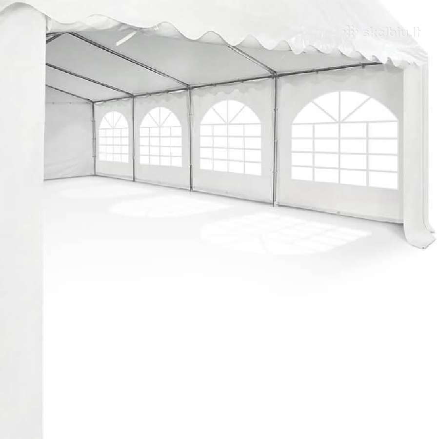 Pvc palapinė paviljonas Zeltpro 5x10, balta - nuotraukos Nr. 5