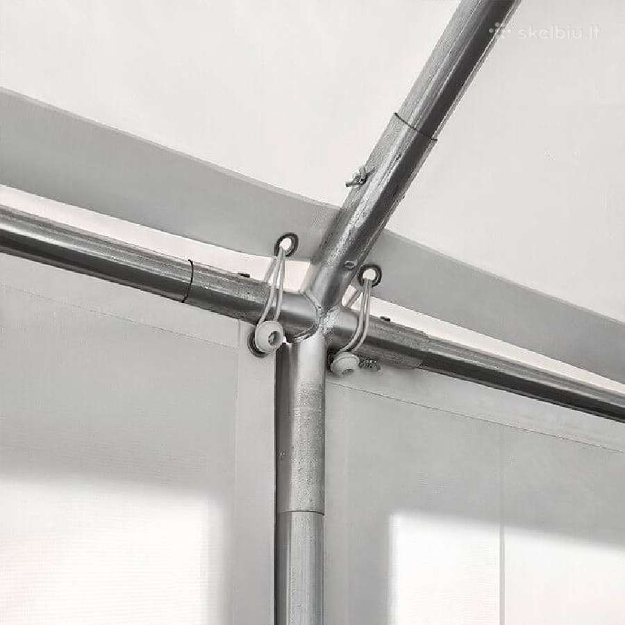 Pvc palapinė paviljonas Zeltpro 6x12, balta/pilka - nuotraukos Nr. 5
