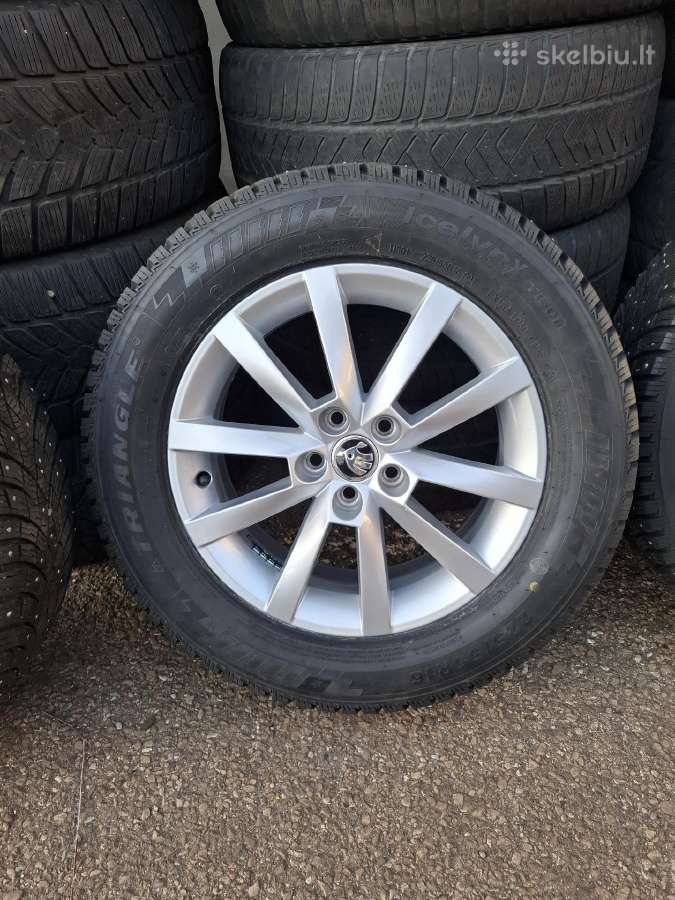 Originalus Skoda ratlankiai 6jx16h2 Et38, 4 vnt. - nuotraukos Nr. 3