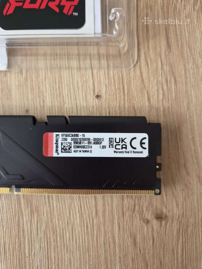 Kingston Fury beast black, Ddr5, 16gb - nuotraukos Nr. 3