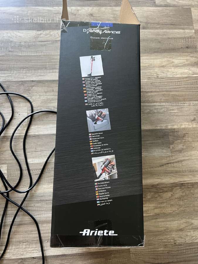 Parduodamas Ariete Handy Force dulkių siurblys - nuotraukos Nr. 4