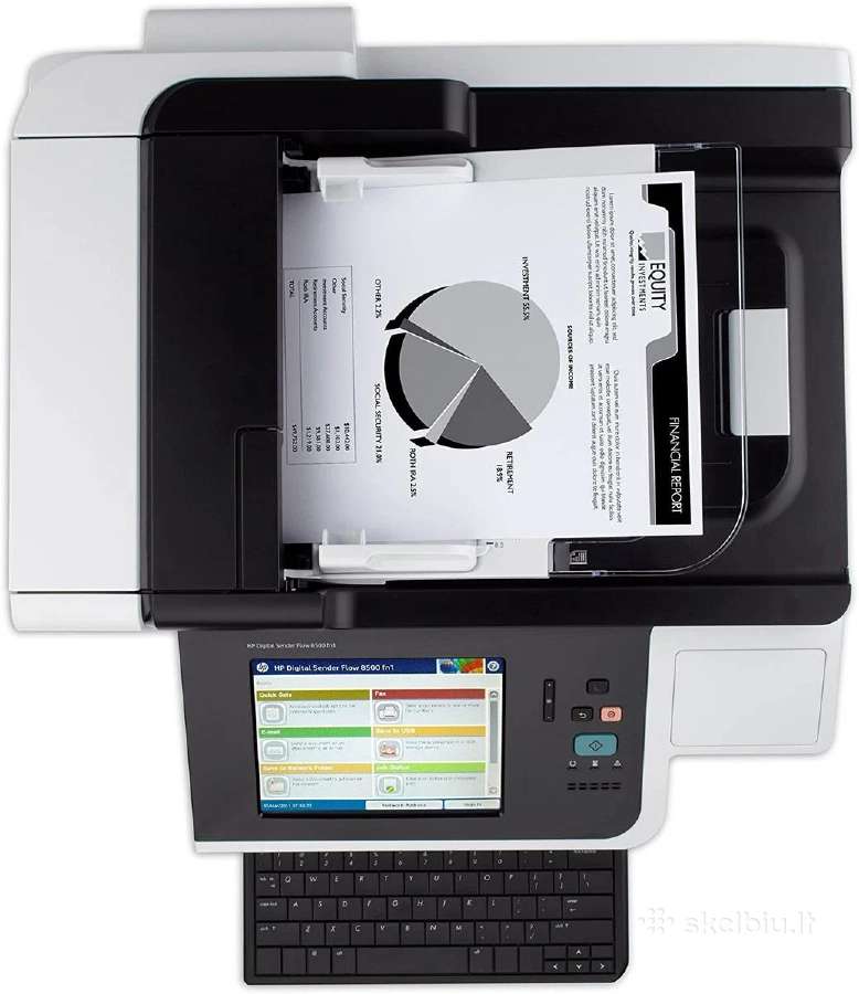 Hp Digital Sender Flow 8500 fn1 profesionalus - nuotraukos Nr. 7
