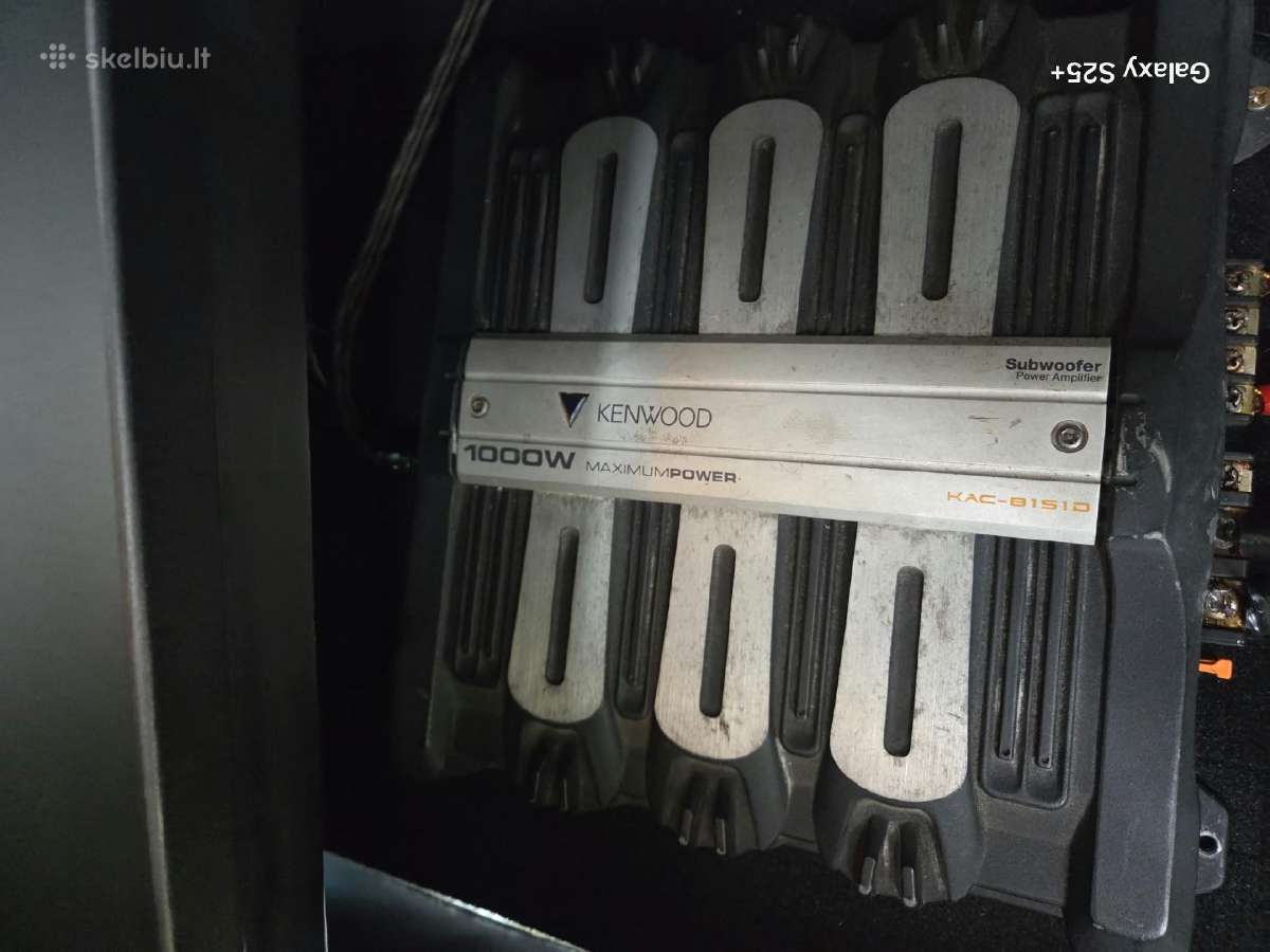 Pioneer subas su kenwood stiprintuvu - nuotraukos Nr. 2