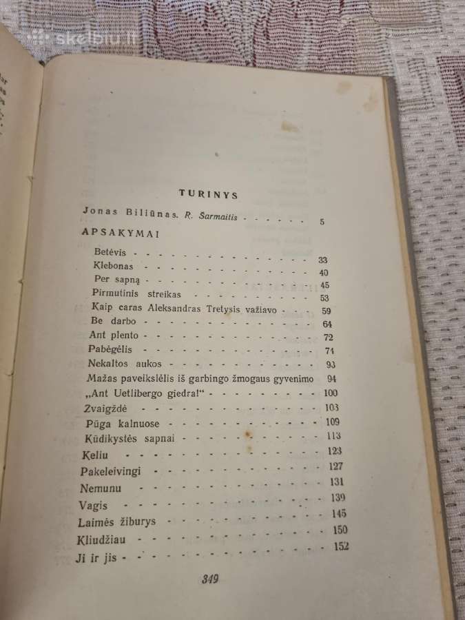 J. Biliūnas raštai 1 ir 2 tomas - nuotraukos Nr. 6