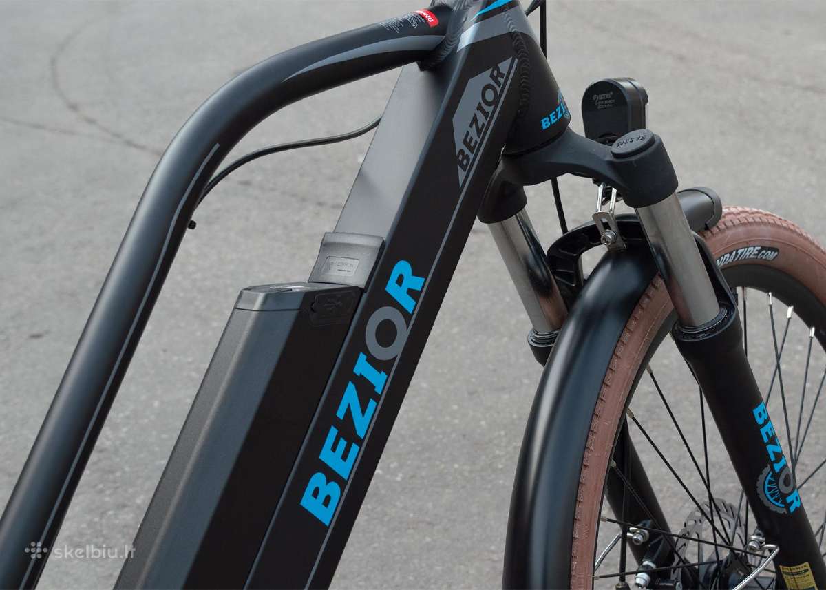 Elektriniai Bezior M2 Pro City 26" // 500w 48v - nuotraukos Nr. 6