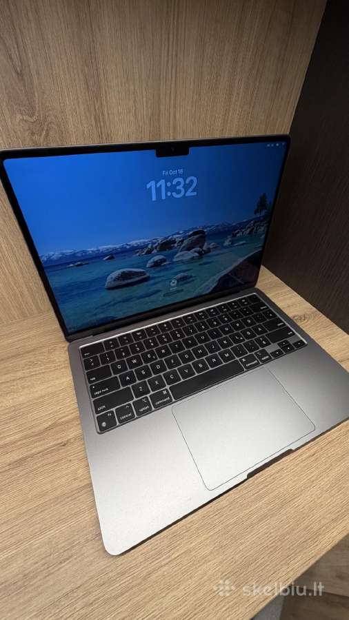 Apple MacBook Air 13" 2022, M2 Baterija 100% - nuotraukos Nr. 2