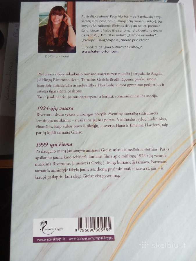 Kate Morton. Rivertono dvaro paslaptis - nuotraukos Nr. 2