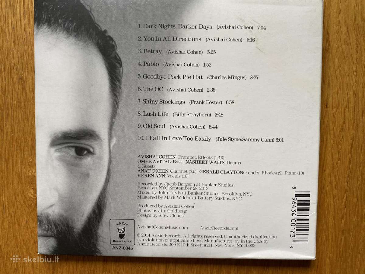 Originalus Avishai Cohen's Triveni Dark Nights CD - nuotraukos Nr. 2