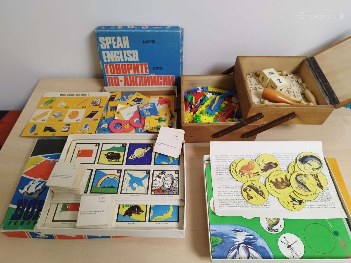 Keturių vintažinių žaidimų rinkinys - nuotraukos Nr. 2