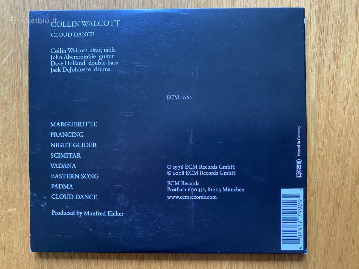 Originalus Collin Walcott – Cloud Dance CD - nuotraukos Nr. 2