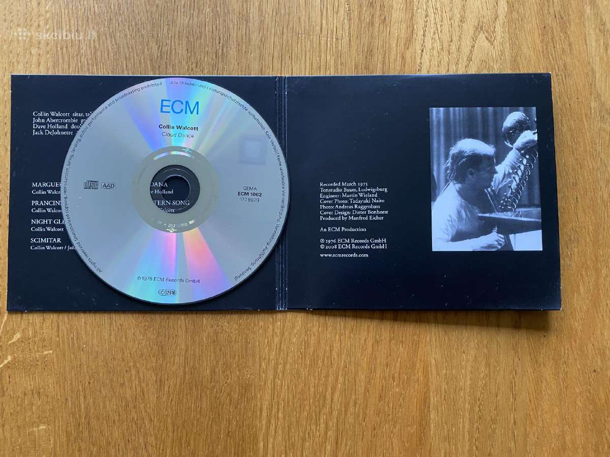 Originalus Collin Walcott – Cloud Dance CD - nuotraukos Nr. 5