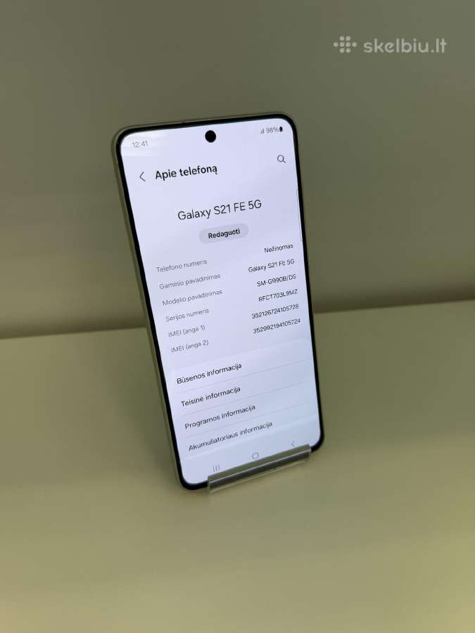 Samsung S21 Fe 5G - ekspozicinis! - nuotraukos Nr. 4