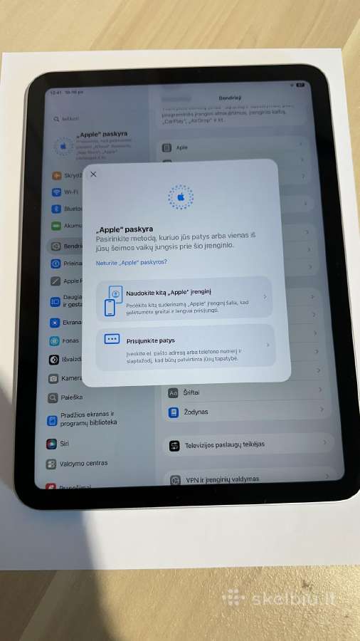 Apple iPad 10.9 (10 kartos, 2022) 64 GB Wi-fi - nuotraukos Nr. 3