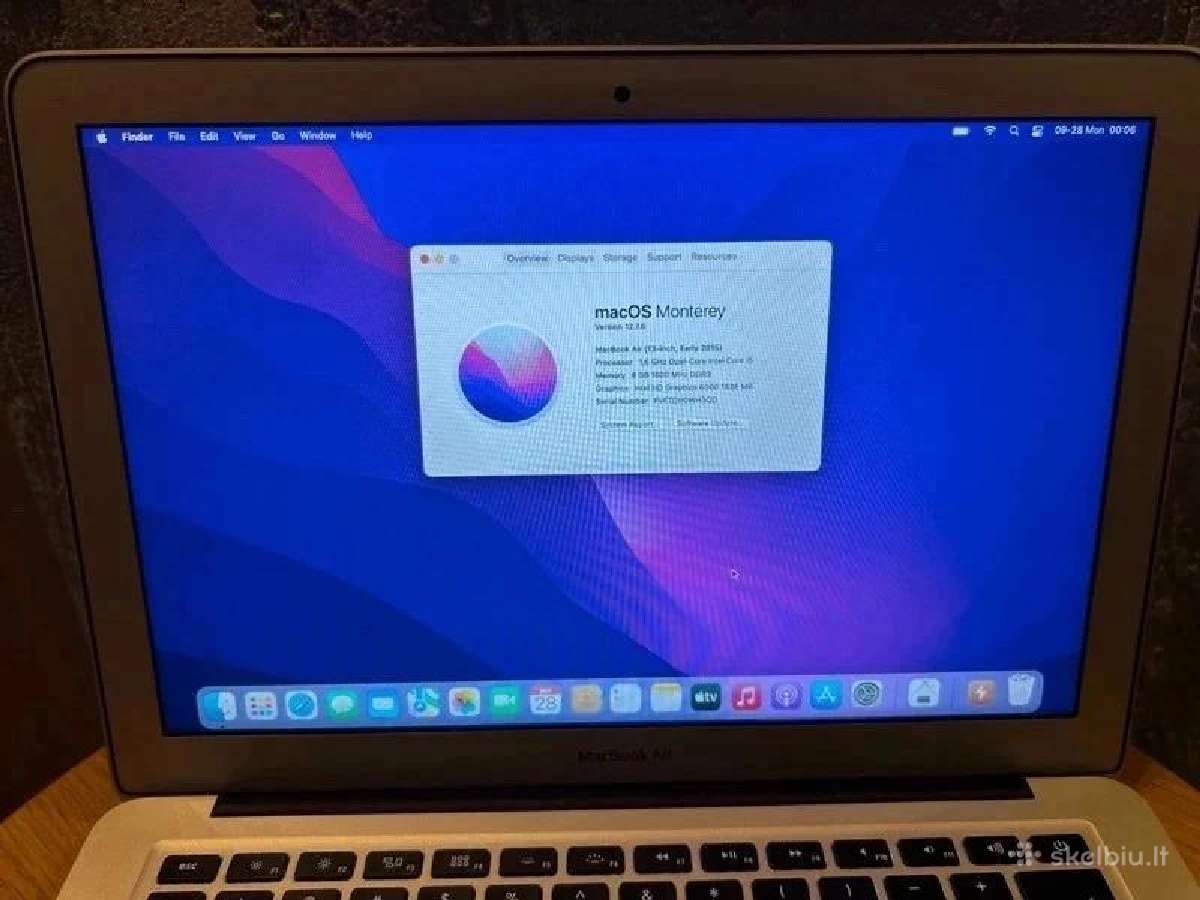 Apple MacBook Air 13 (2015 m. pagamintas 2017 m.) - nuotraukos Nr. 8