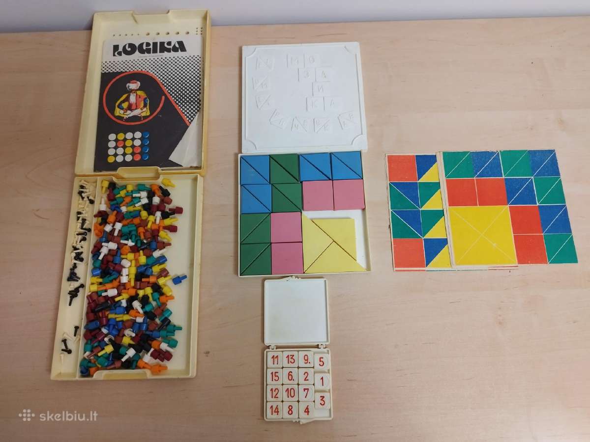 Trys vintažiniai plastikiniai žaidimai - nuotraukos Nr. 2