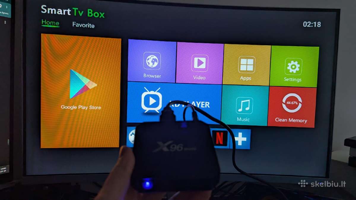 X96 Mini TV priedėlis (2gb RAM / 16gb) - nuotraukos Nr. 2