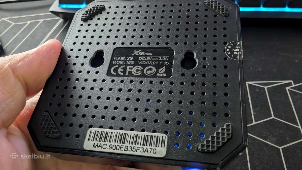 X96 Mini TV priedėlis (2gb RAM / 16gb) - nuotraukos Nr. 3