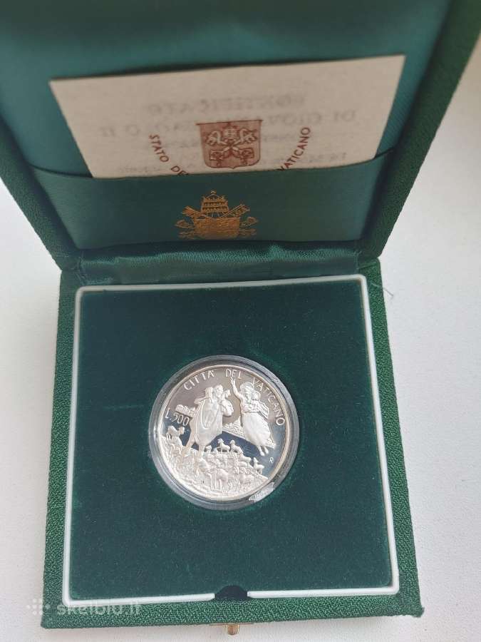 Vatikanas - Popiežius J. Paulius II - 1996, proof - nuotraukos Nr. 3