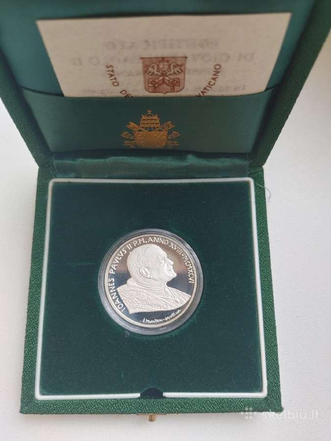 Vatikanas - Popiežius J. Paulius II - 1996, proof - nuotraukos Nr. 2