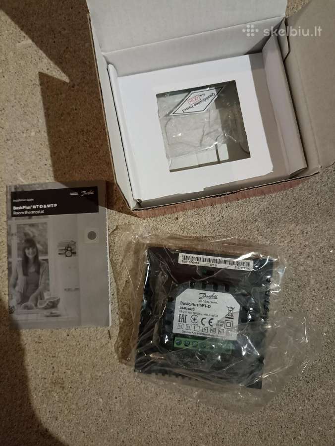 Naujas termostatas Danfoss Basicplus2 Wt-d (088u06 - nuotraukos Nr. 4