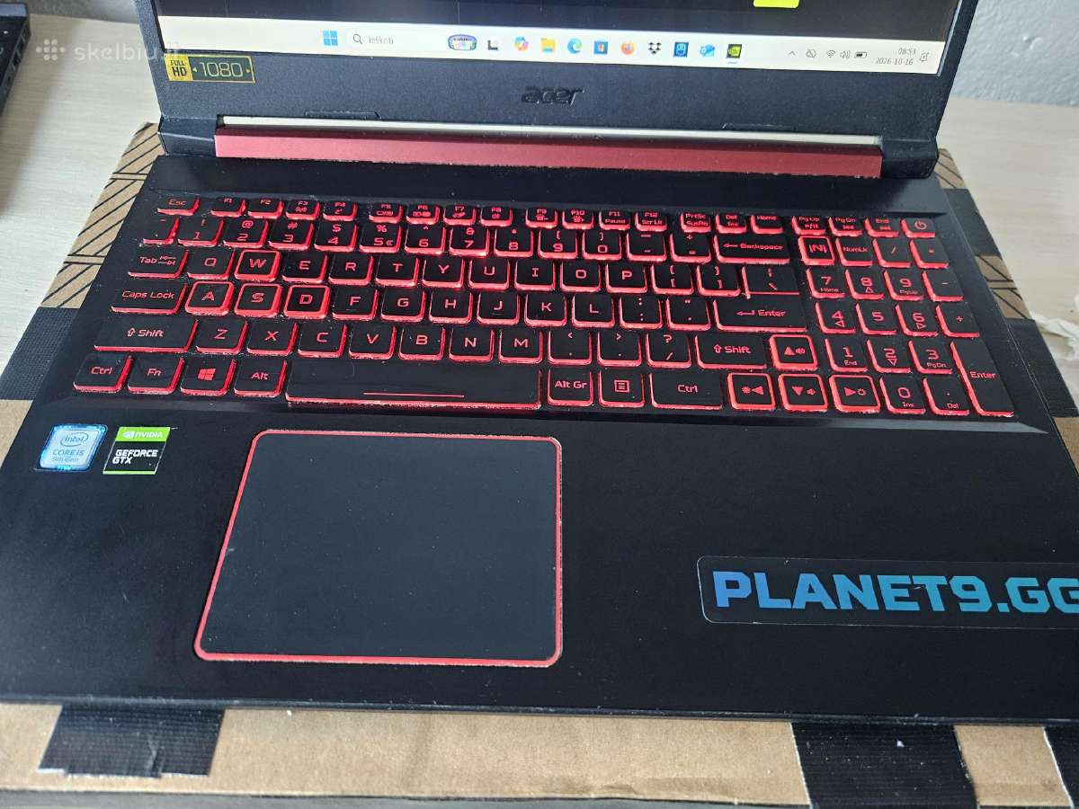 Acer Nitro 5 Gtx 1650 16gb RAM - nuotraukos Nr. 2