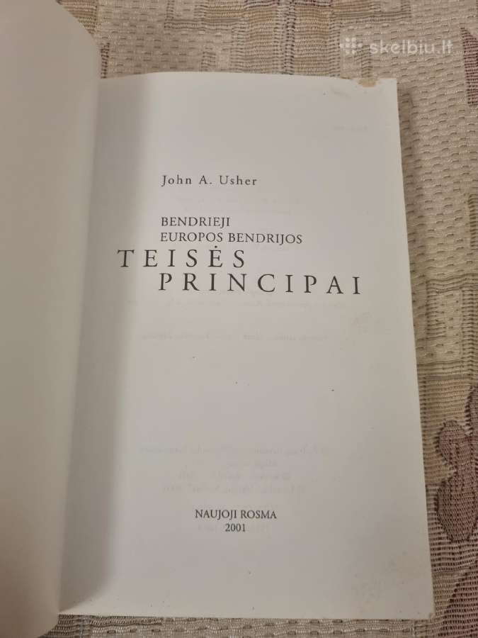Bendrieji Europos Bendrijos Teisės principai - nuotraukos Nr. 2