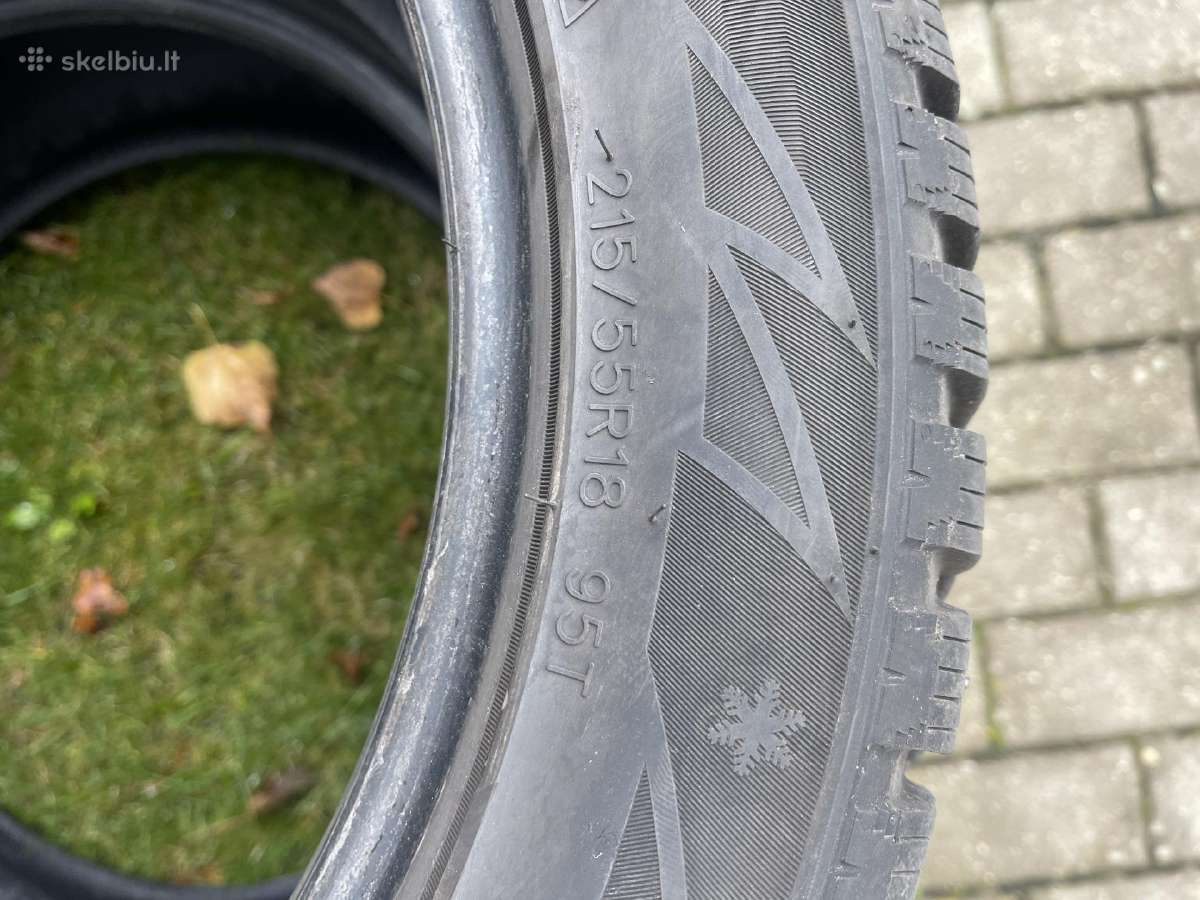 Parduodu žiemine dygliuotas padangas 215/55r18 - nuotraukos Nr. 4