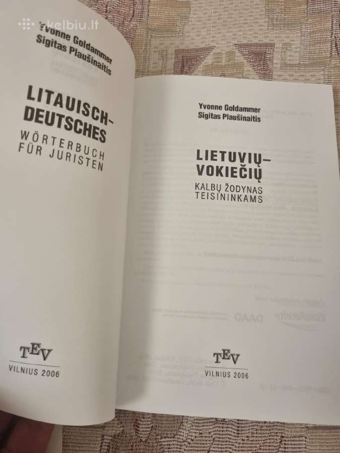 Vokiečių-lietuvių-vokiečių kalbų žodynai - nuotraukos Nr. 3