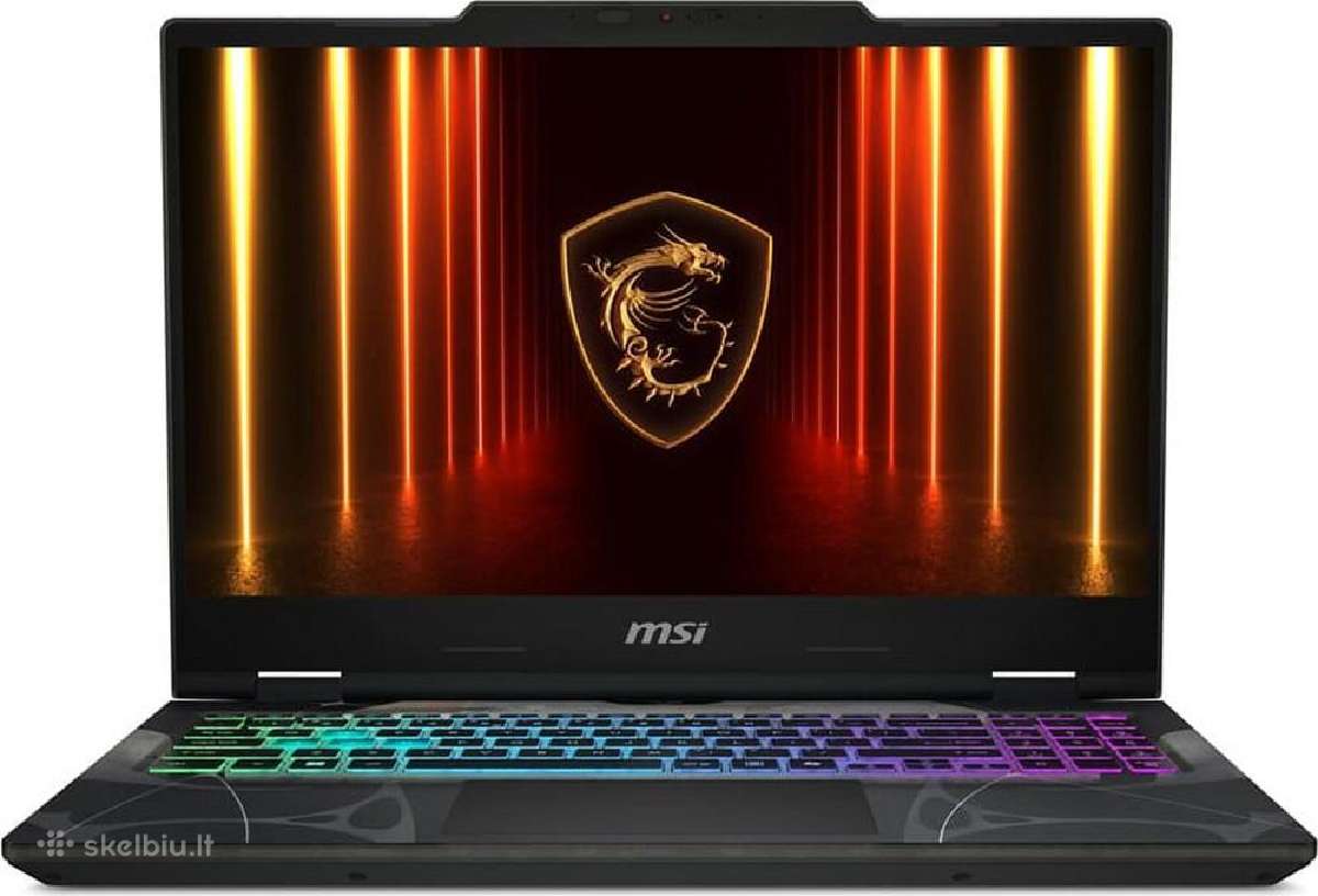 Msi Cyborg 15.6fhd Ips i5 4.6ghz Rtx5060 16gb 512g - nuotraukos Nr. 2