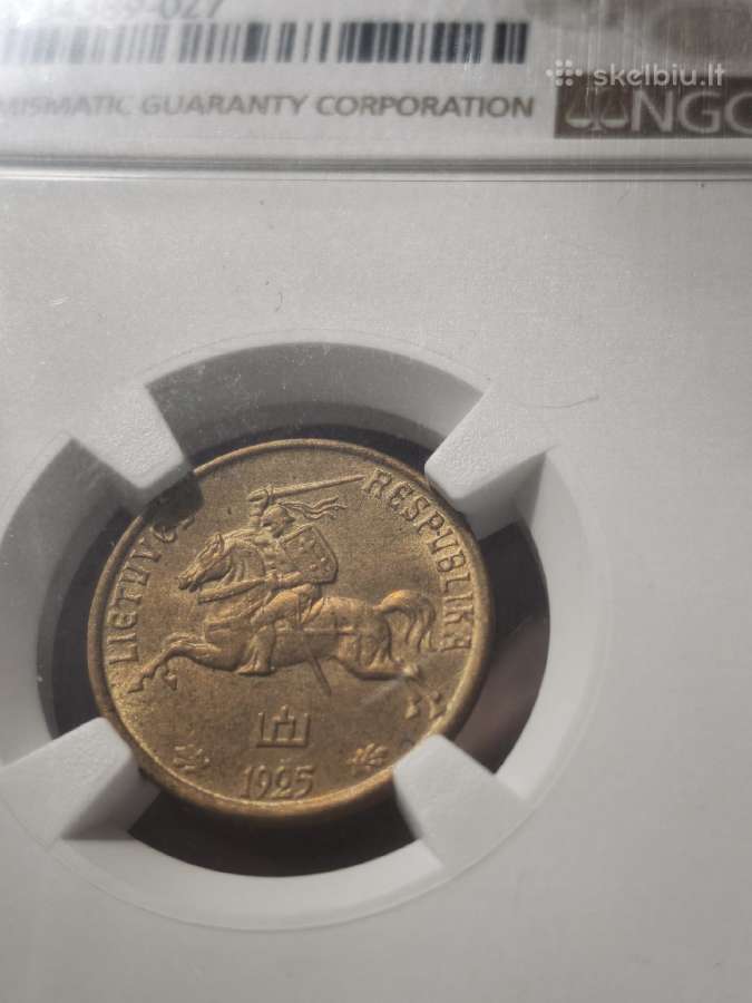 1925 m. 5 centai Ms65 - nuotraukos Nr. 2