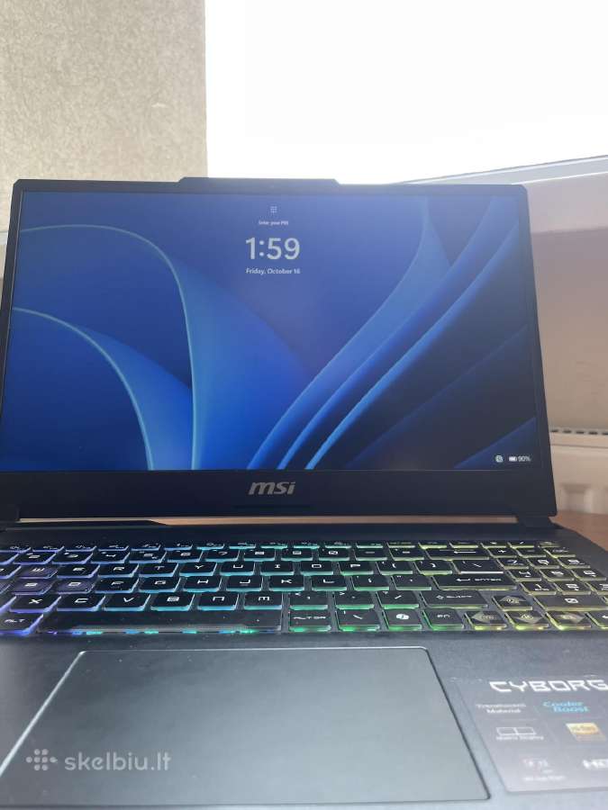Msi cyborg 15 a13v - nuotraukos Nr. 3