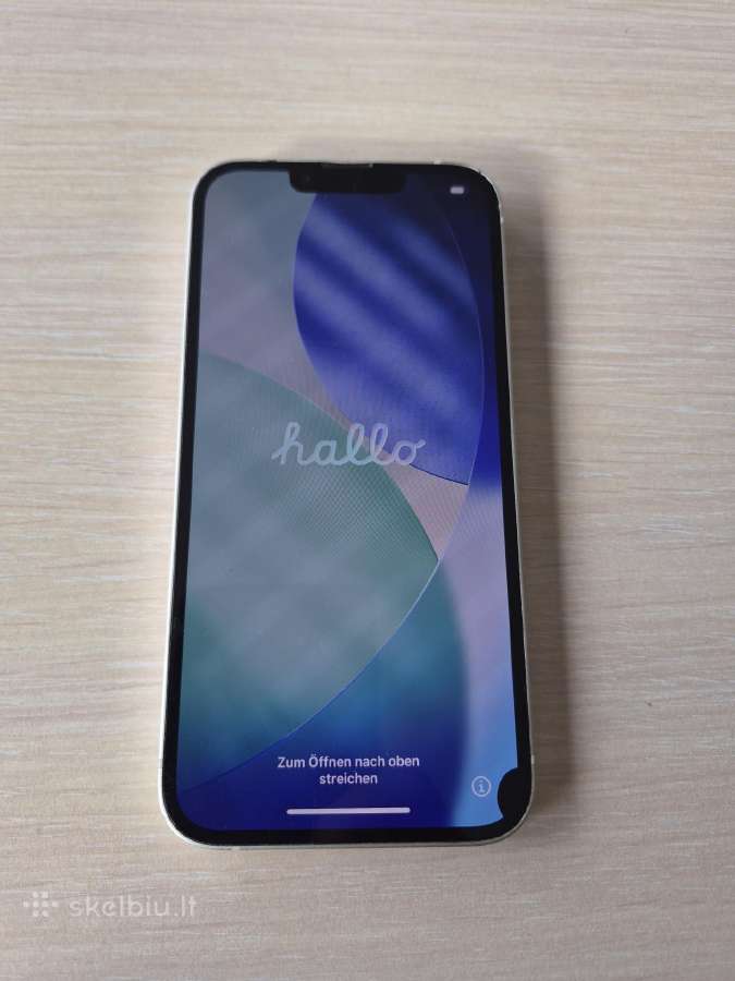 iPhone 13 128gb baltas - nuotraukos Nr. 2