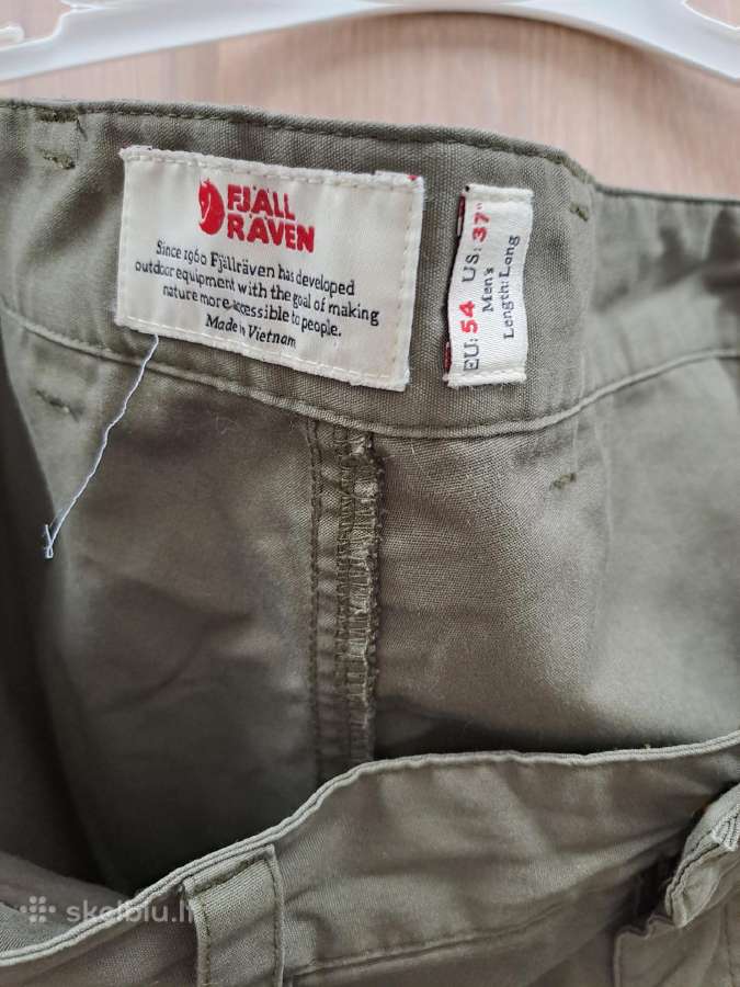 Fjallraven vidda pro XL kelnes su defektu medziokl - nuotraukos Nr. 2
