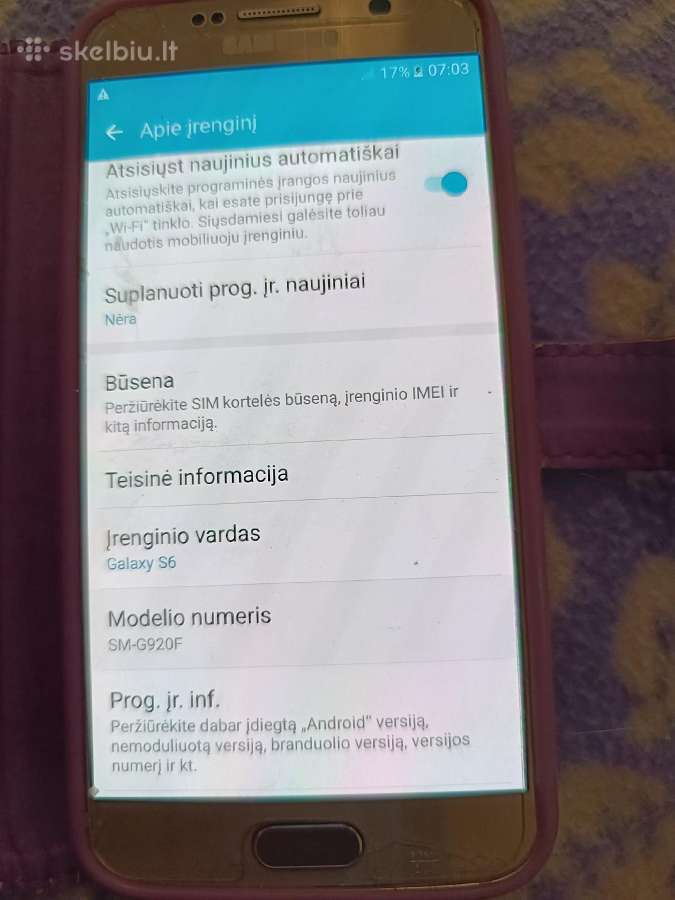 Parduodu Redmi note 9t 128 GB ir Samsung s6 - nuotraukos Nr. 3