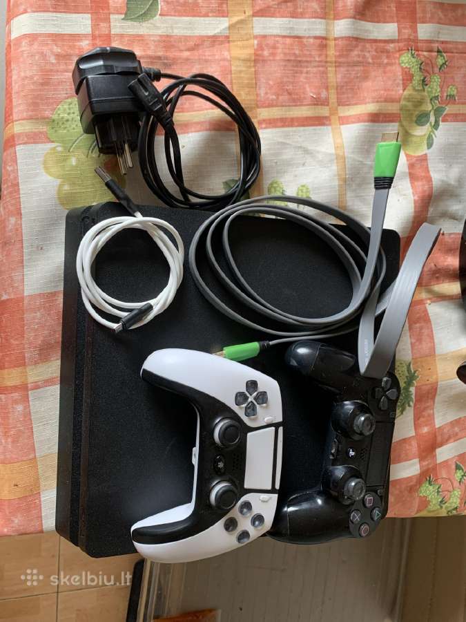 Playstation 4 Slim, 500gb 2 pultai Sw12.52 - nuotraukos Nr. 2