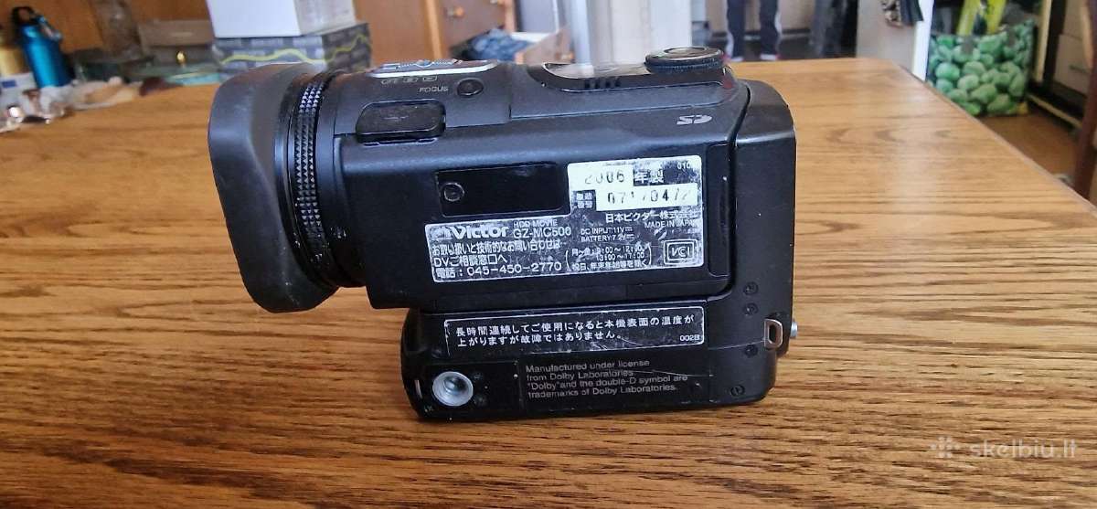 Skaitmenine foto kamera JVC Gz-mc500 - nuotraukos Nr. 4