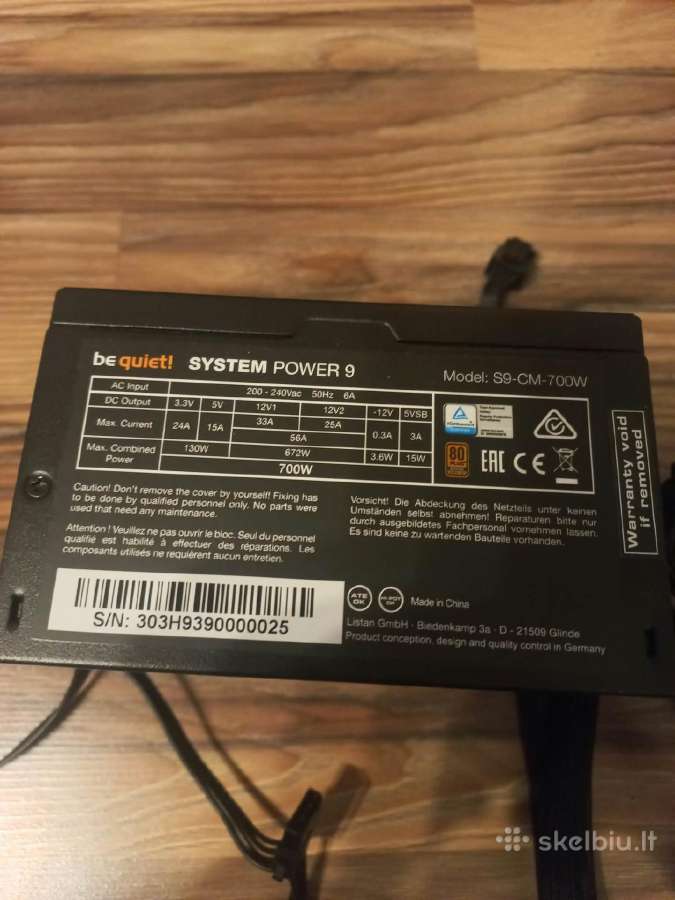 Be quiet! System Power 9 - nuotraukos Nr. 3