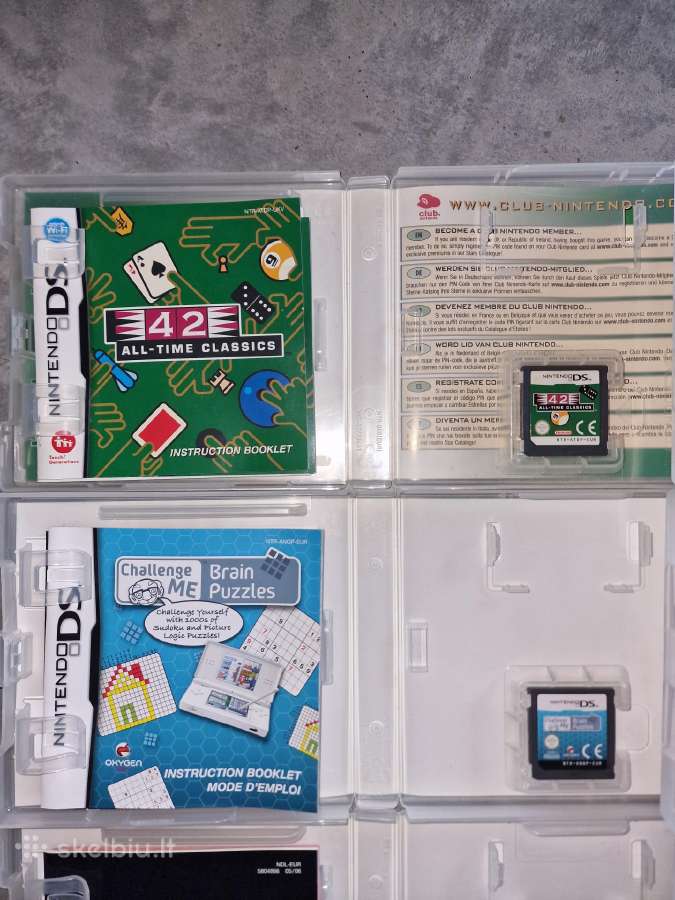 Nintendo DS Lite, ryškiai žalia, su 14 žaidimų - nuotraukos Nr. 7