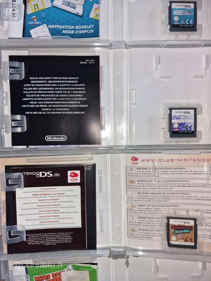 Nintendo DS Lite, ryškiai žalia, su 14 žaidimų - nuotraukos Nr. 8