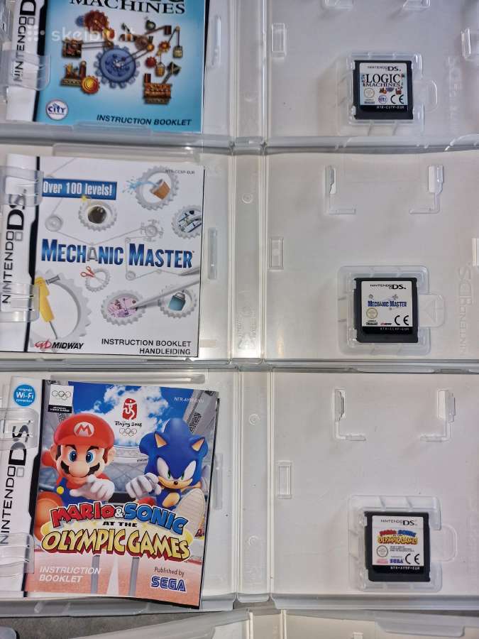 Nintendo DS Lite, ryškiai žalia, su 14 žaidimų - nuotraukos Nr. 11