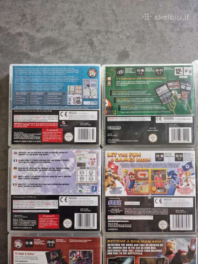 Nintendo DS Lite, ryškiai žalia, su 14 žaidimų - nuotraukos Nr. 19